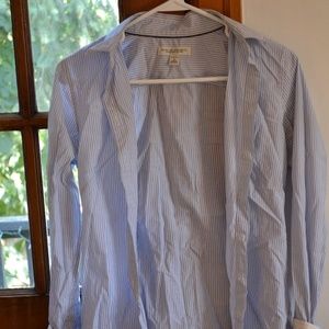 Banana Republic, Striped Button Down Top!